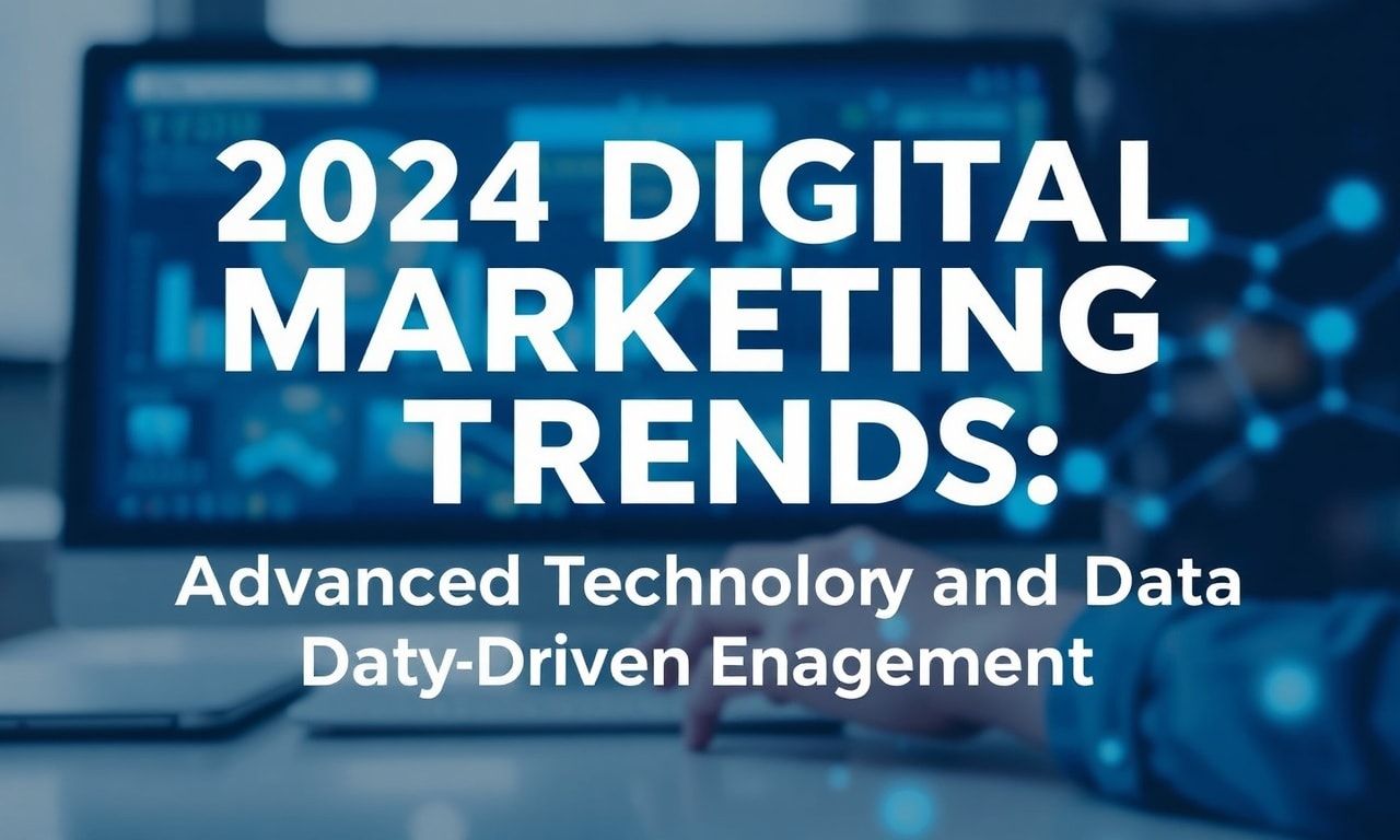2024’ün Dijital Pazarlama Trendleri: İleri Teknoloji ve Veri Odaklı Yakatışım 2024 Digital Marketing Trends: Advanced Technology and Data-Driven Engagement