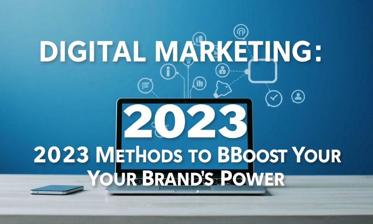Dijital Pazarlama: Markanızın Kuvvetini Artırmak için 2023 Yöntemleri Digital Marketing: 2023 Methods to Boost Your Brand's Power
