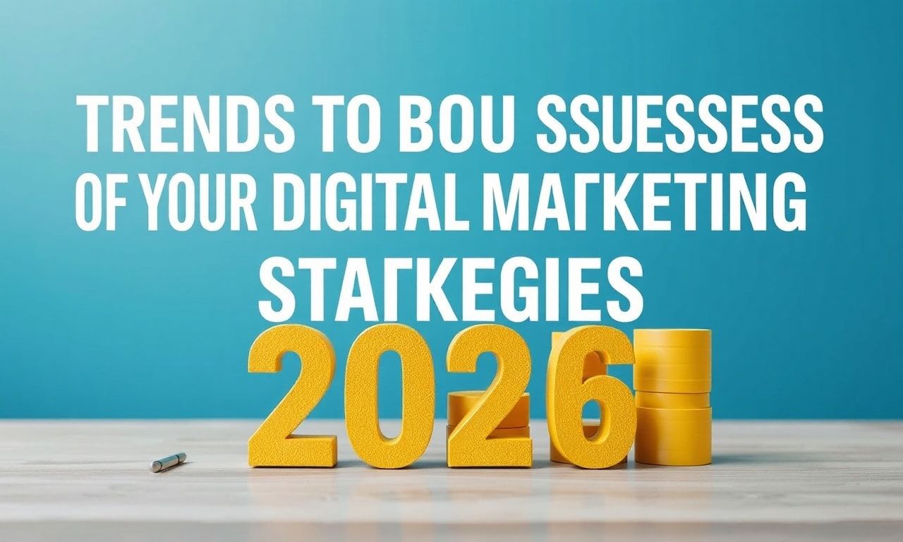 Dijital Pazarlama Stratejilerinizin Başarısını Artırmak için 2026 Trendleri Trends to Boost the Success of Your Digital Marketing Strategies in 2026