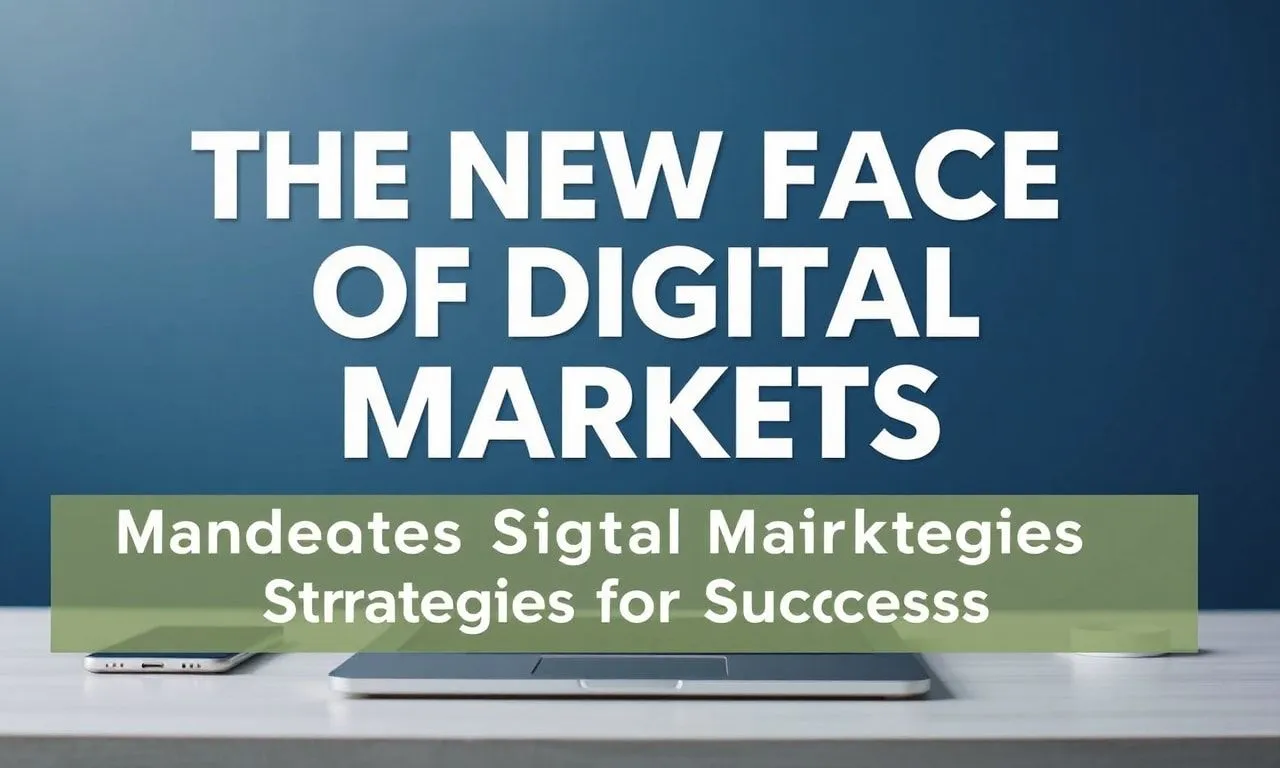 Dijital Pazarların Yeni Yüzü: Başarı için Zorunlu Dijital Pazarlama Stratejileri The New Face of Digital Markets: Mandatory Digital Marketing Strategies for Success