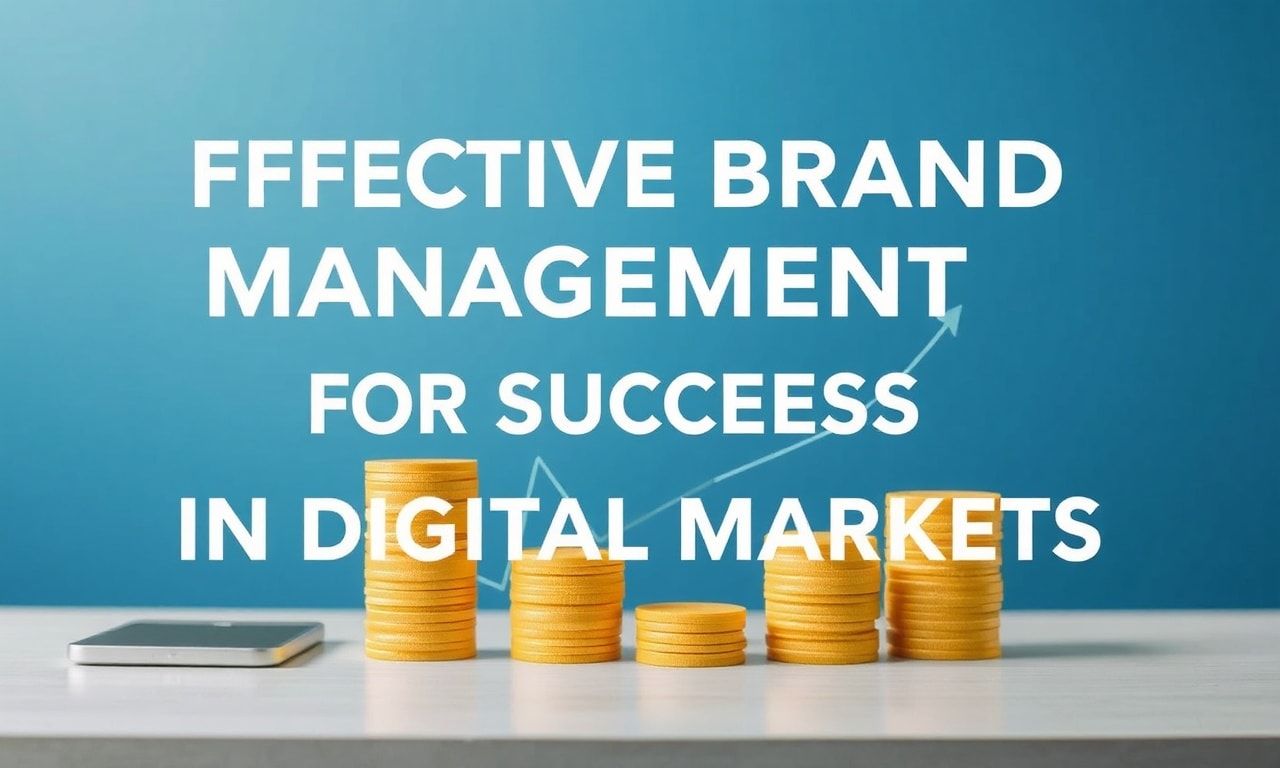Dijital Pazarlarada Başarı için Etkin Marka Yönetimi Effective Brand Management for Success in Digital Markets