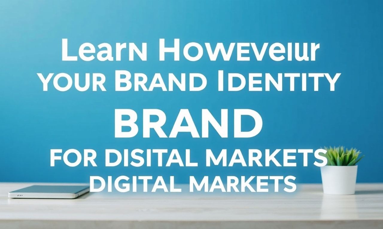 Dijital Pazarlarada Başarı için Marka Kimliğinizi Nasıl Geliştireceğinizi Öğrenin Learn How to Develop Your Brand Identity for Success in Digital Markets