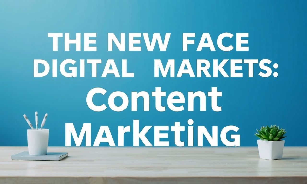 Dijital Pazarlarin Yeni Yüzü: İçerik Pazarlaması The New Face of Digital Markets: Content Marketing