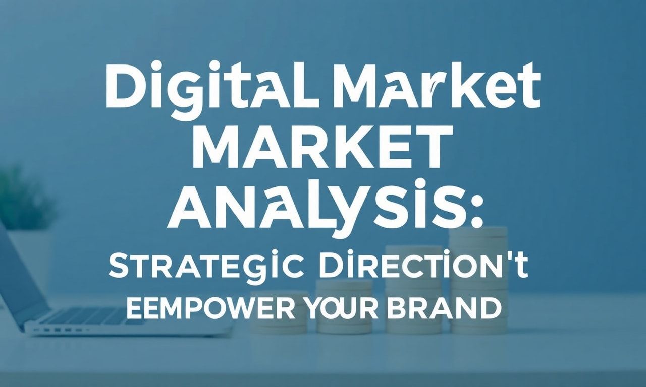 Dijital Piyasa Analizi: Brändinizin Kuvvetlendirilmesi için Stratejik Yönelimler Digital Market Analysis: Strategic Directions to Empower Your Brand