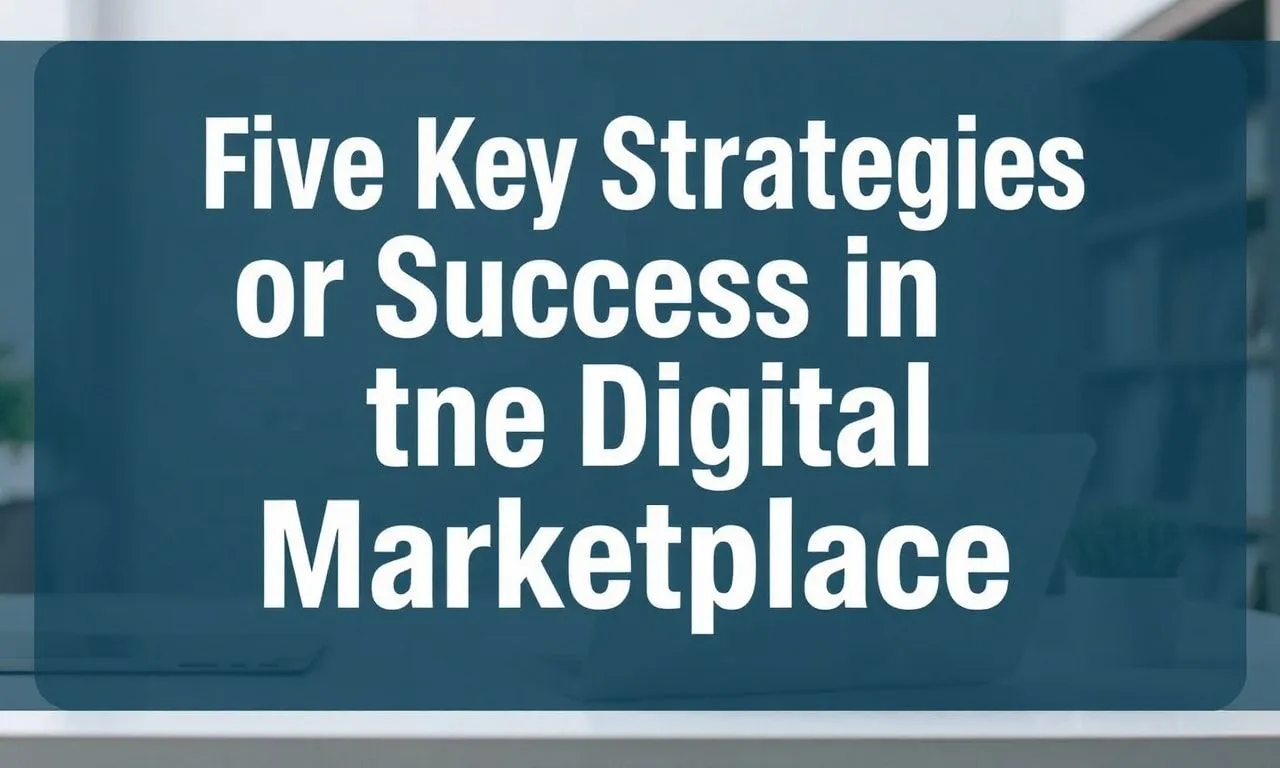 Dijital Piyasa’da Başarı için Gerekli 5 Anahtar Strateji Five Key Strategies for Success in the Digital Marketplace