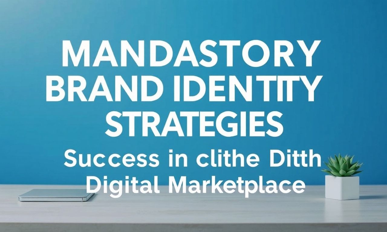 Dijital Piyasa’da Başarı için Zorunlu Marka Kimliği Stratejileri Mandatory Brand Identity Strategies for Success in the Digital Marketplace