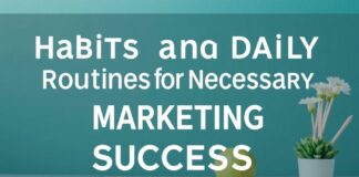 Marketing Başarıları için Gerekli Alışkanlıklar ve Günlük Rutinler Habits and Daily Routines Necessary for Marketing Success