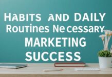 Marketing Başarıları için Gerekli Alışkanlıklar ve Günlük Rutinler Habits and Daily Routines Necessary for Marketing Success