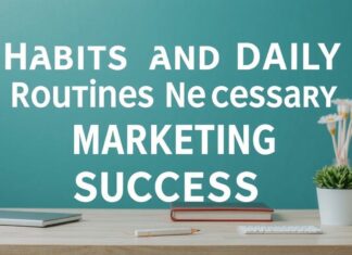 Marketing Başarıları için Gerekli Alışkanlıklar ve Günlük Rutinler Habits and Daily Routines Necessary for Marketing Success