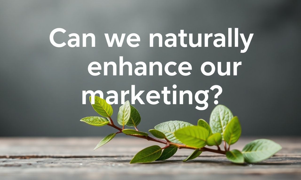 Marketing Başarılarımızı Doğal Yollardan Artırabilir miyiz? Can we naturally enhance our marketing successes?
