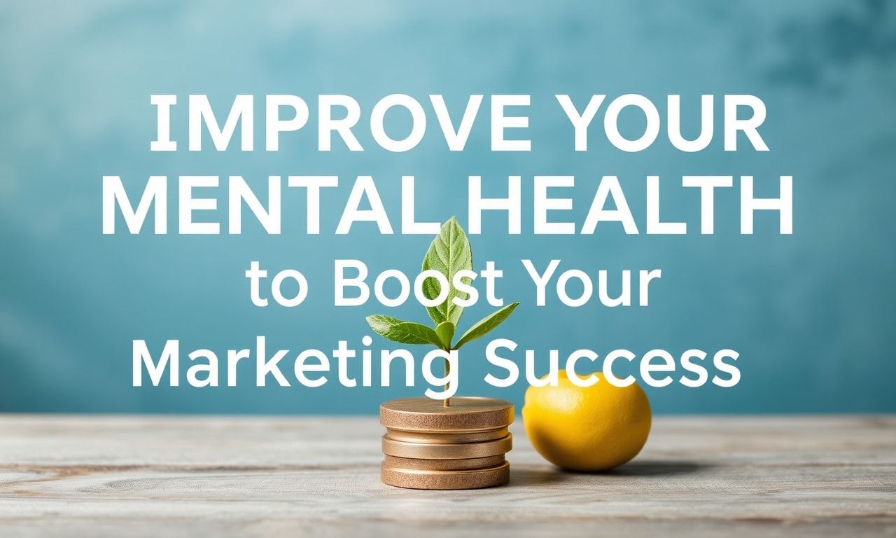 Marketing Başarısını Artırmak için Ruh Sağlığınızı Geliştirin Improve Your Mental Health to Boost Your Marketing Success