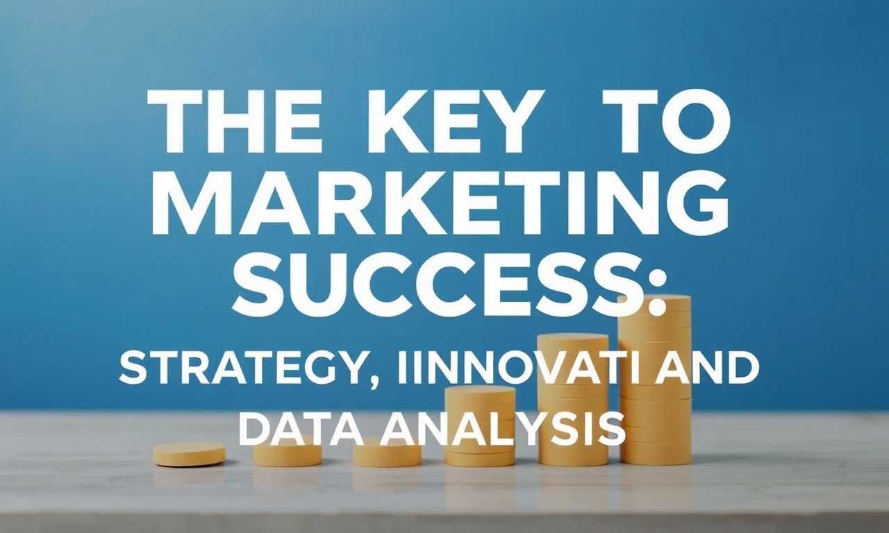 Marketing Başarısının Anahtarı: Strateji, İnovasyon ve Veri Analizi The Key to Marketing Success: Strategy, Innovation, and Data Analysis
