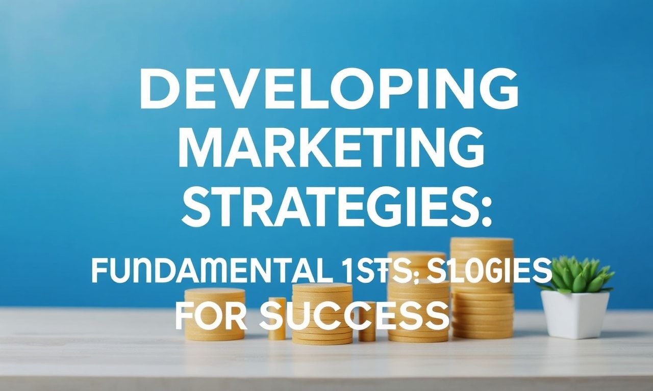 Marketing Stratejilerini Geliştirmek: Başarı İçin Temel Adımlar Developing Marketing Strategies: Fundamental Steps for Success