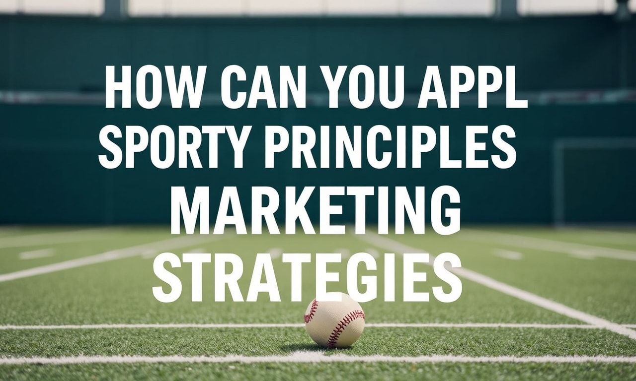 Marketing Stratejilerinizde Spor Prensiplerini Nasıl Uygulayabilirsiniz? How Can You Apply Sports Principles in Your Marketing Strategies?