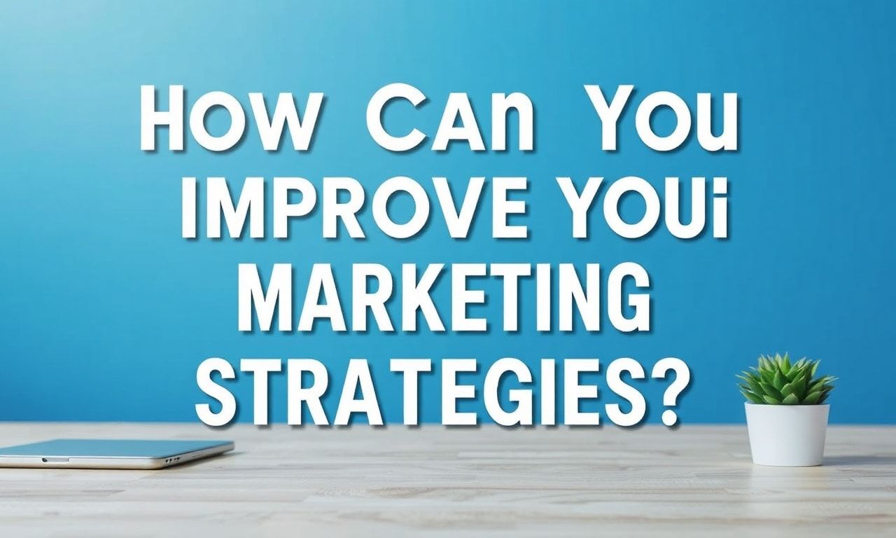 Marketing Stratejilerinizi Nasıl Geliştirebilirsiniz? How Can You Improve Your Marketing Strategies?