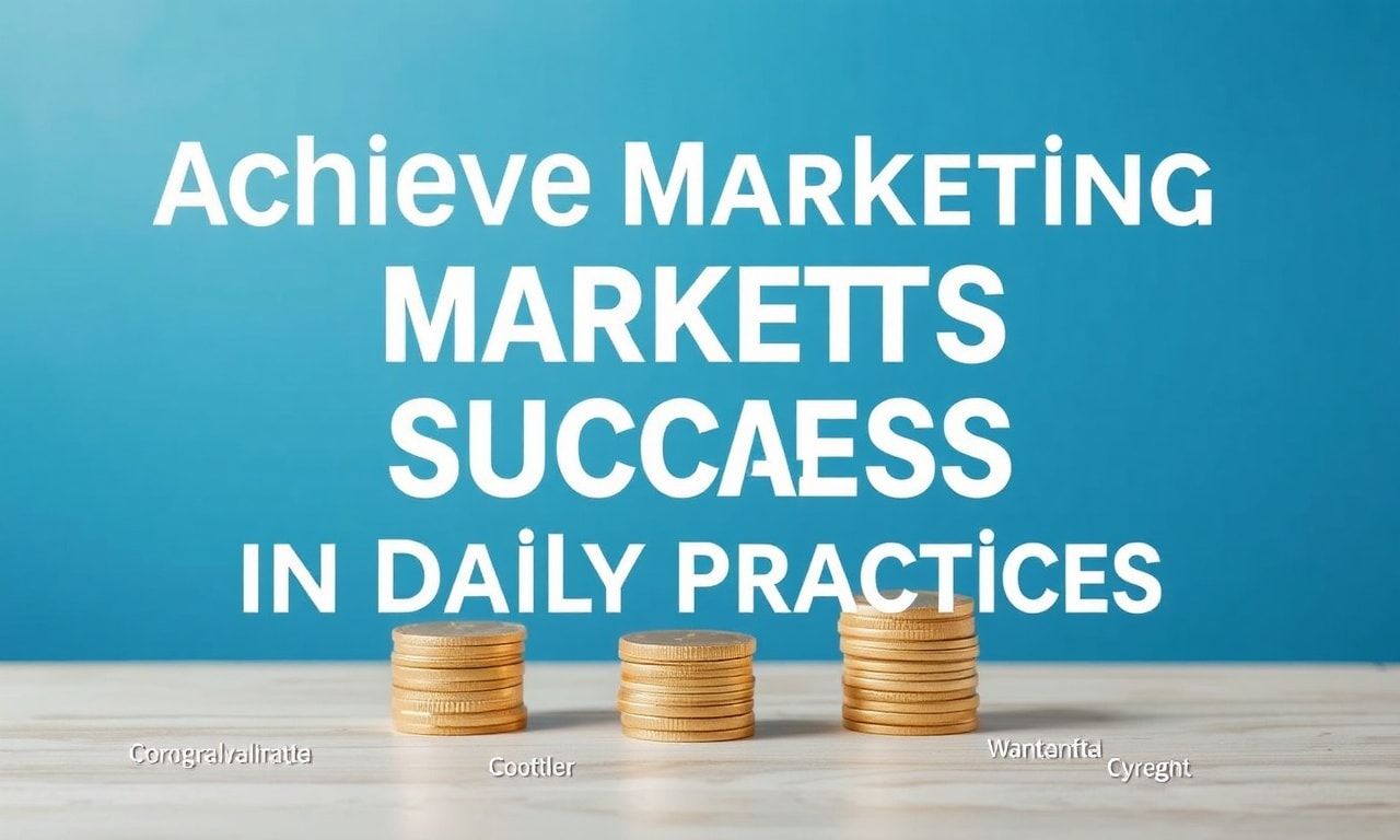 Günlük Prakikler ile Pazarlama Başarılarına Ulaşın Achieve Marketing Success with Daily Practices