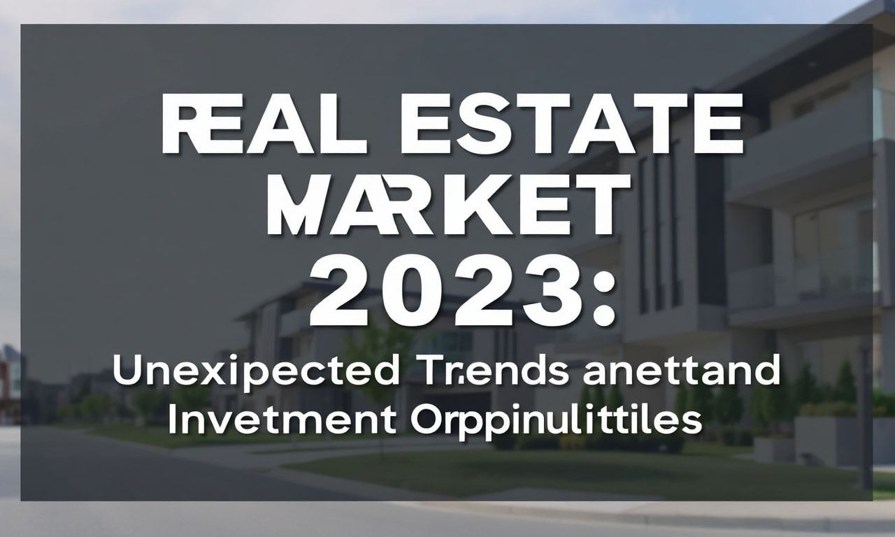 Mülkiyet Piyasası 2023: Beklenmedik Trendler ve Yatırım Fırsatları Real Estate Market 2023: Unexpected Trends and Investment Opportunities