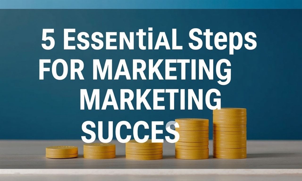Marketing Başarısı için Zorunlu 5 Adım 5 Essential Steps for Marketing Success