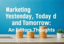 Marketing Dün, Bugün ve Yarın: Bir Editörün Düşünceleri Marketing Yesterday, Today and Tomorrow: An Editor's Thoughts