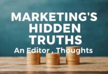 Marketing’de Gizli Gerçekler: Bir Editörün Düşünceleri Marketing's Hidden Truths: An Editor's Thoughts
