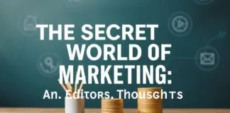 Marketing’in Gizli Dünyası: Bir Editörün Düşünceleri The Secret World of Marketing: An Editor's Thoughts