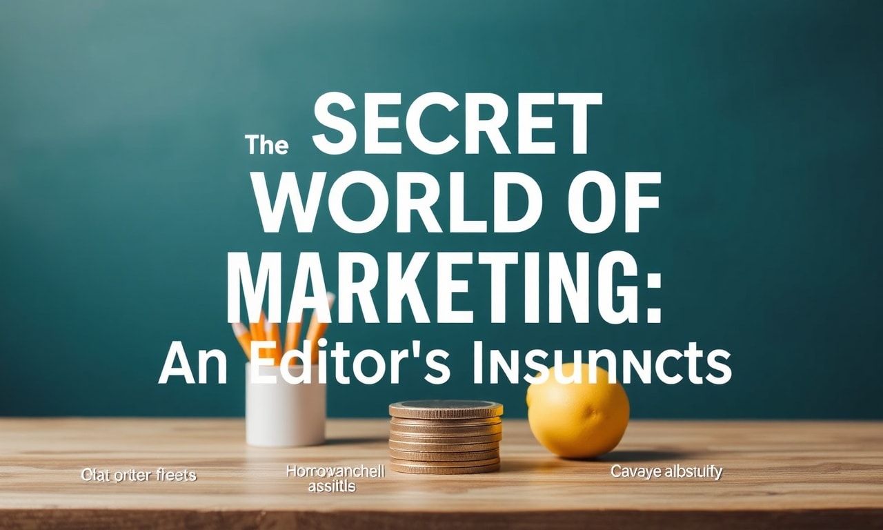 Marketing’in Gizli Dünyası: Bir Editörün İçgüdüleri The Secret World of Marketing: An Editor's Instincts