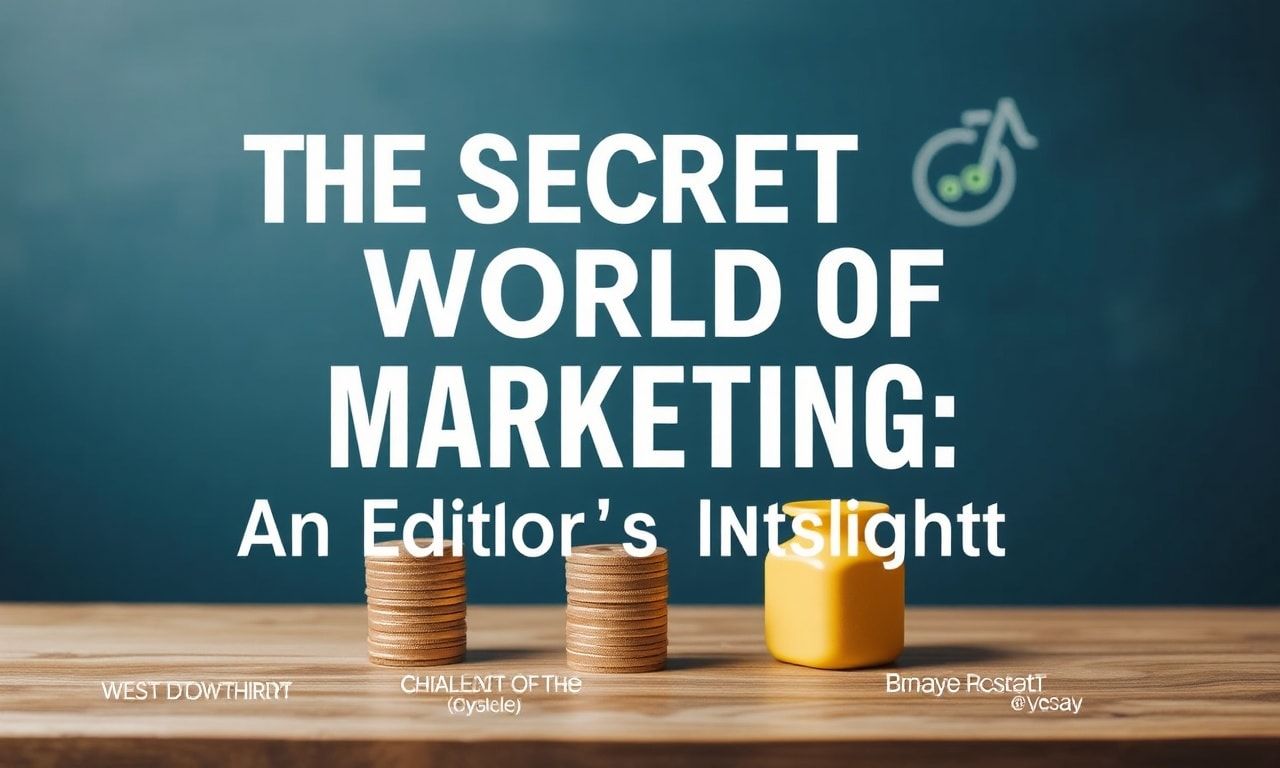 Marketing’in Gizli Dünyası: Bir Editörün İçgörüleri The Secret World of Marketing: An Editor's Insights