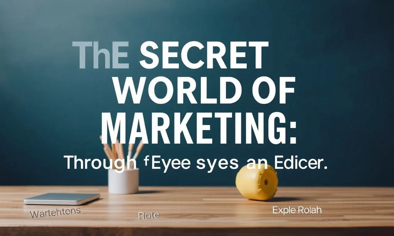 Marketing’in Gizli Dünyası: Bir Editörün Gözünden The Secret World of Marketing: Through the Eyes of an Editor