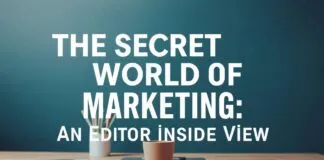 Marketing’in Gizli Dünyası: Bir Editörün İç Gözüyle The Secret World of Marketing: An Editor's Inside View