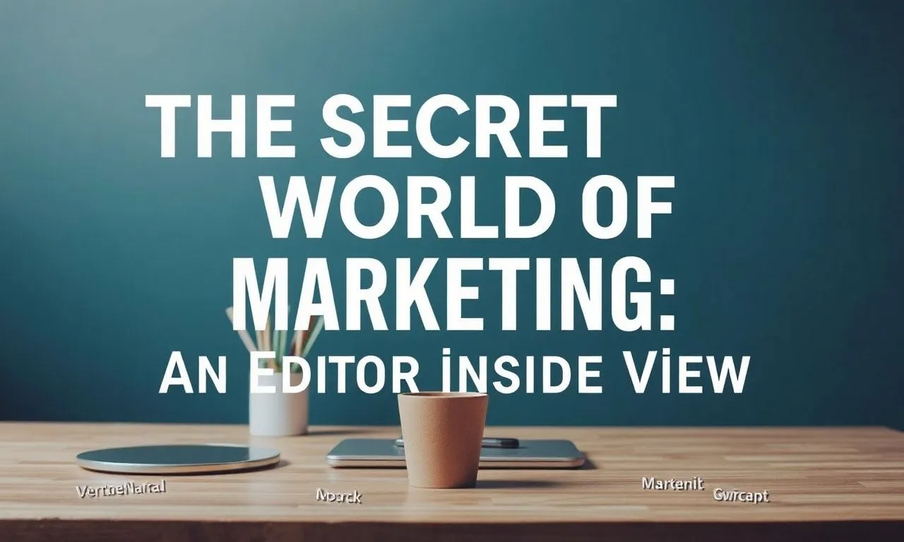 Marketing’in Gizli Dünyası: Bir Editörün İç Gözüyle The Secret World of Marketing: An Editor's Inside View