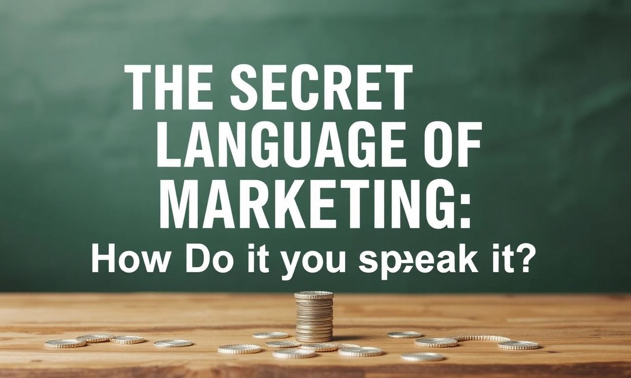 Marketing’in Gizli Dili: Nasıl Konuşuyorsunuz? The Secret Language of Marketing: How Do You Speak It?