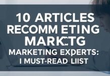 Marketing Uzmanları Tarafından Önerilen 10 Makale: Okumalı Listesi 10 Articles Recommended by Marketing Experts: A Must-Read List
