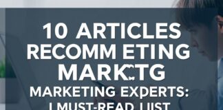 Marketing Uzmanları Tarafından Önerilen 10 Makale: Okumalı Listesi 10 Articles Recommended by Marketing Experts: A Must-Read List