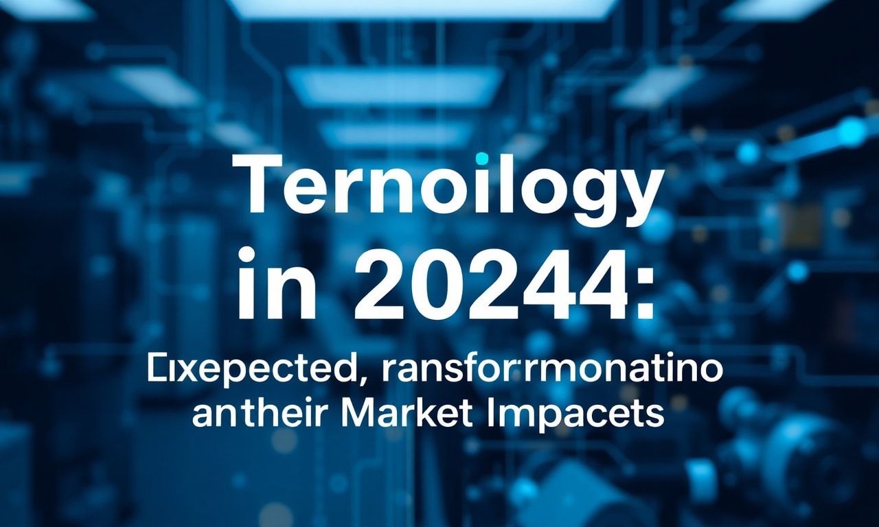 Teknoloji Dünyasında 2024: Beklenmedik Dönüşümler ve Piyasadaki Etkileri Technology in 2024: Unexpected Transformations and Their Market Impacts